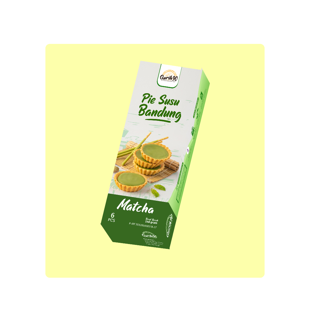 

Pie susu Matcha 6 pcs