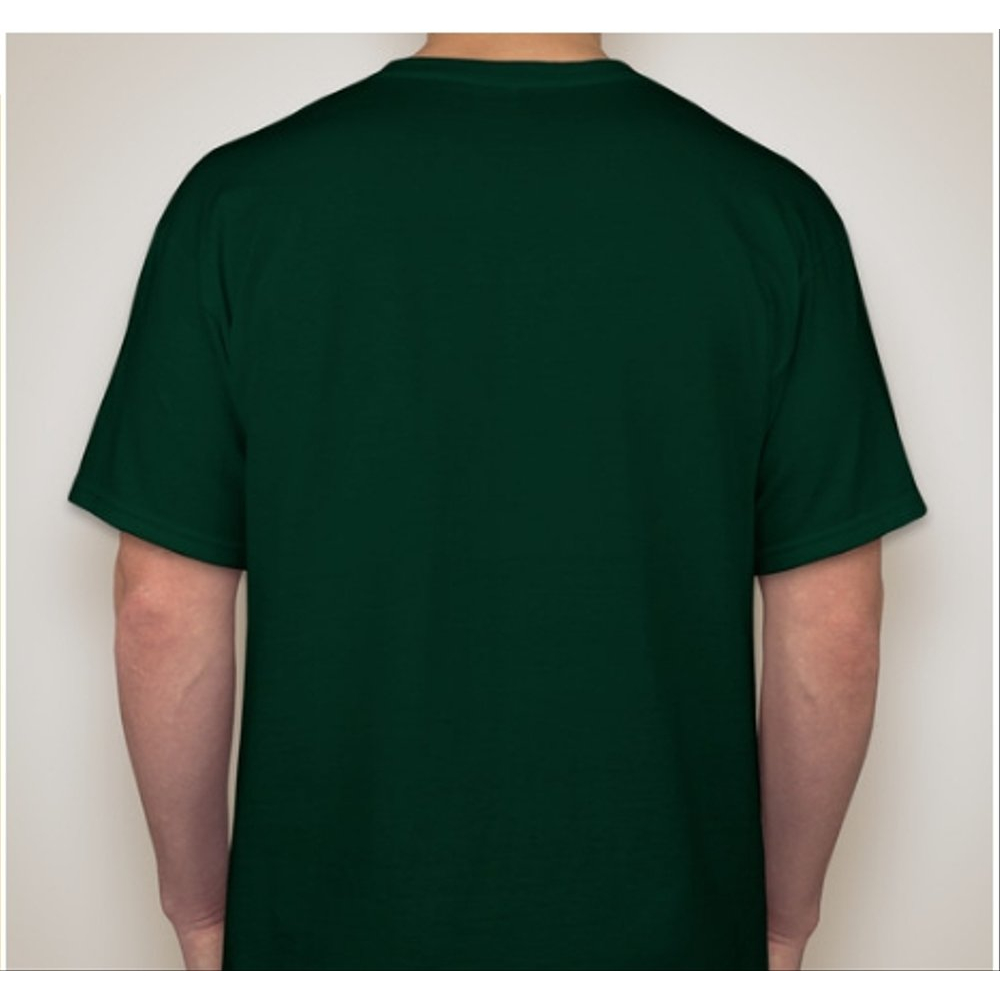 Kaos cotton combed 24s / hijau botol