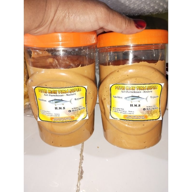

2 kg toples petis ikan tuna super (tanpa bonus)