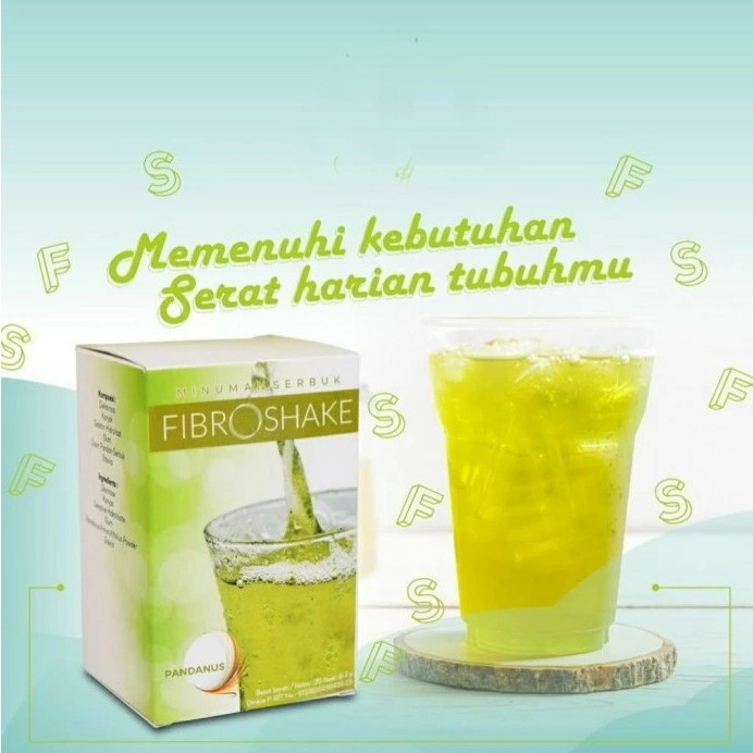 FibroShake Detok Alami Kaya Serat Untuk Diet dan Detok - Melancarkan BAB Secara Alami dan Sehat