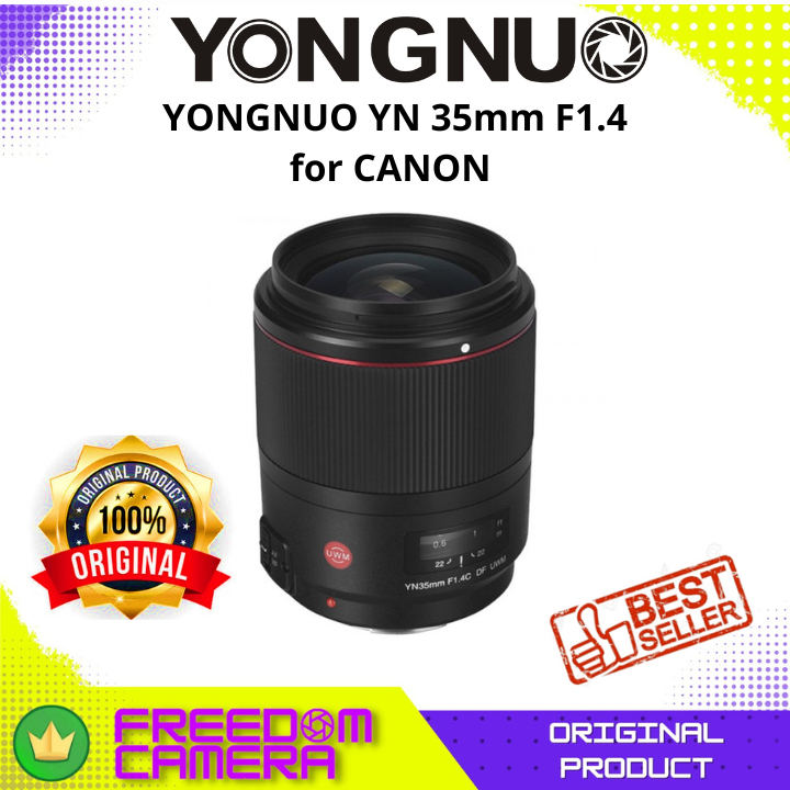 Yongnuo 35mm F1.4 Lensa canon 35mm F1.4 yn35mm F/1.4 yn 35mm for canon