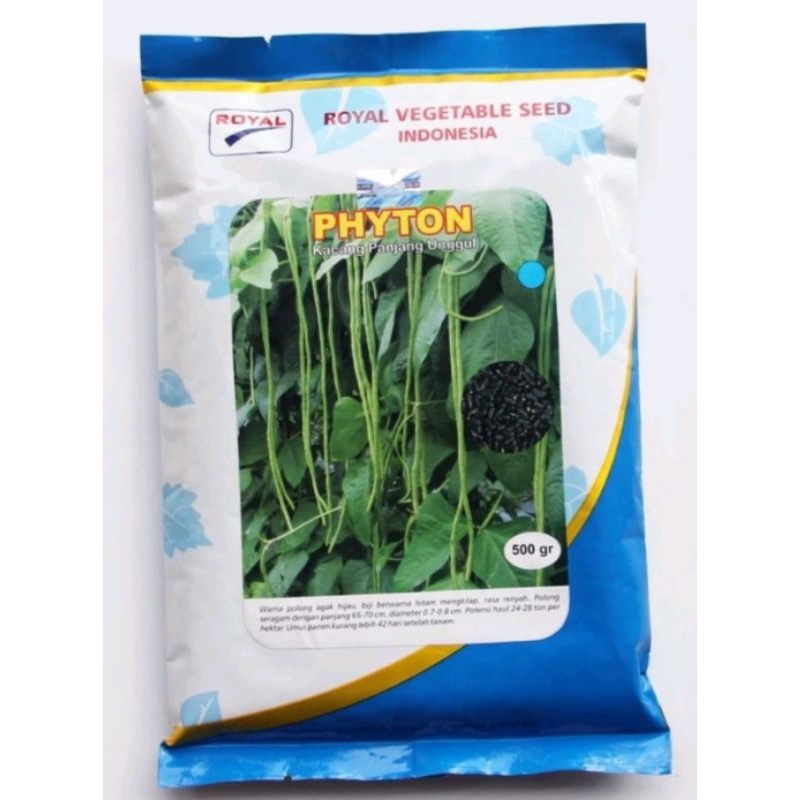 Benih Kacang Panjang PHYTON isi 500 gram PT.RoyalAgro
