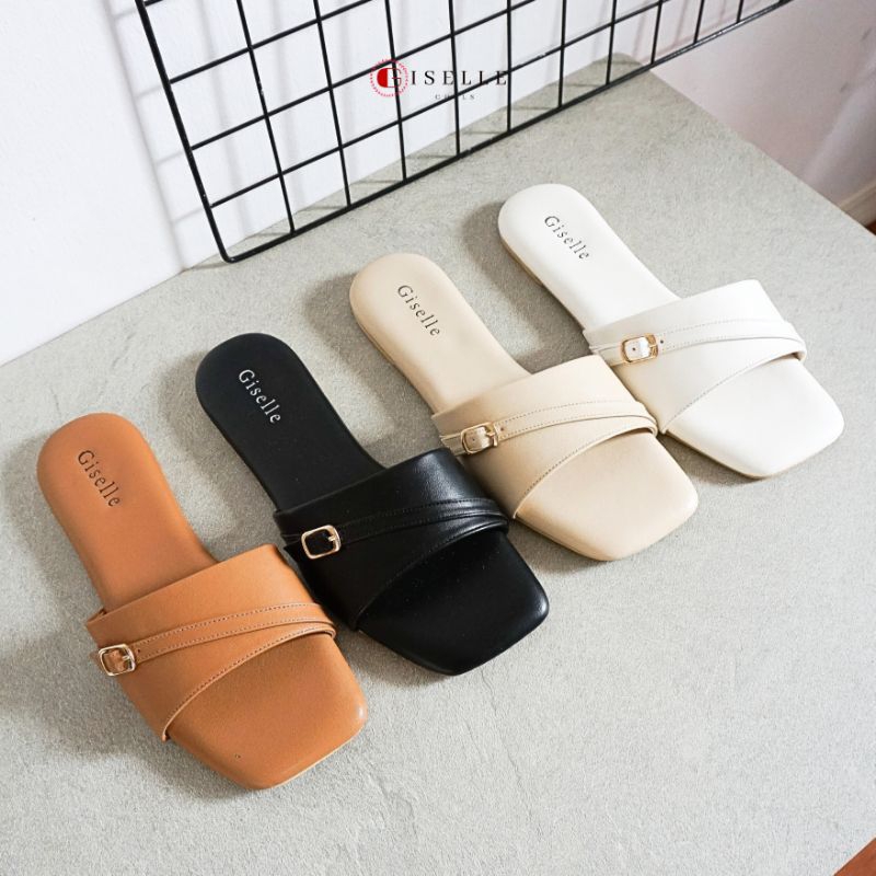 Giselle Colls - Mary Sandal Wanita Flat / Teplek