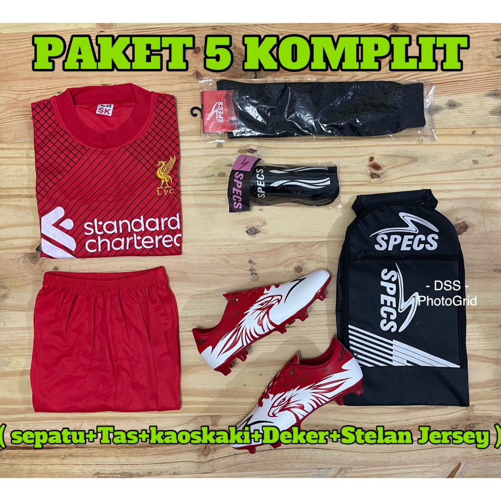 Sepatu Bola Anak Sepatu Sepak Bola Anak Anak Sd Full Set Paket 5 Komplit Termurah