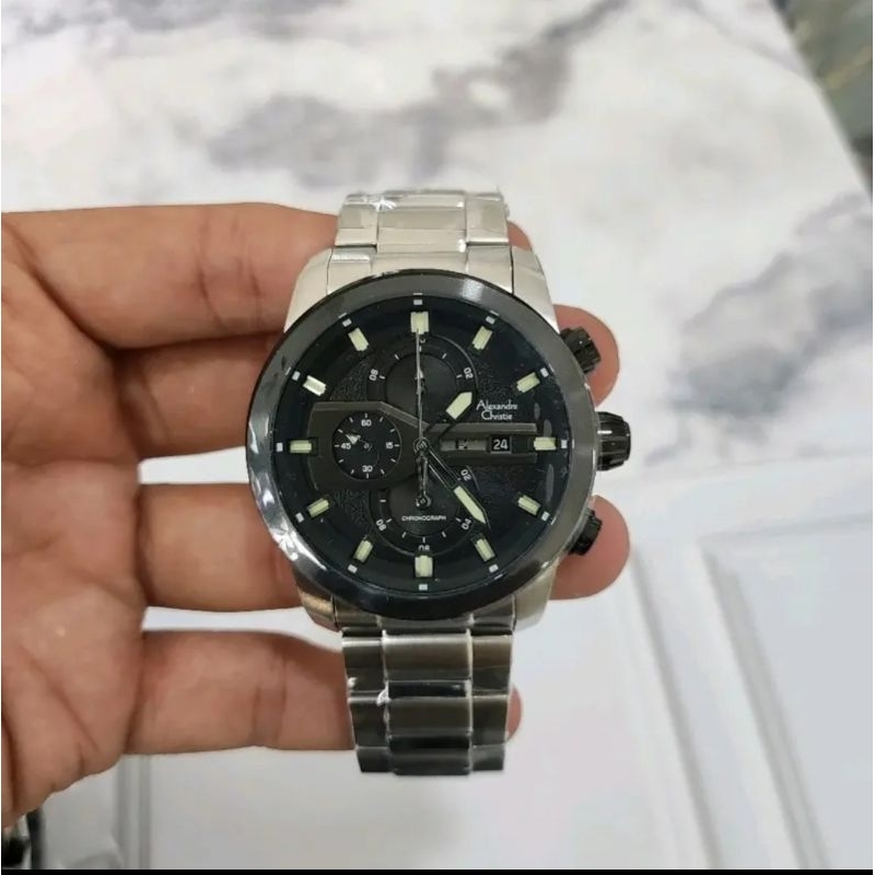 Alexander Christie 6559 Pria Chrono Rantai