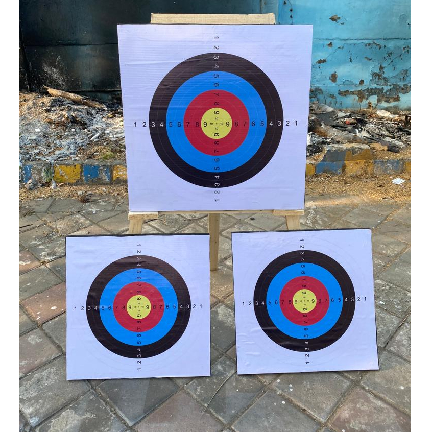 BANTALAN TARGET PANAHAN PROMO FACE TARGET EVA SPON 50 X 50 X 5 CM SASARAN TARGET PANAHAN shoot targe