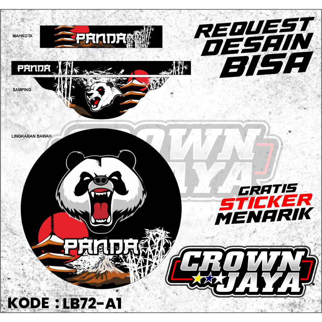 DECAL STIKER SANGKAR LOVEBIRD - STIKER SANGKAR BURUNG LOVEBIRD CUSTOM DESAIN - DECAL STIKER TEBOK LO