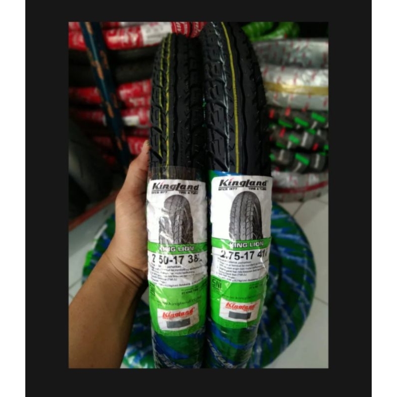 SEPASANG KINGLAND 70/90-17 dan 80/90-17 TUBE TYPE