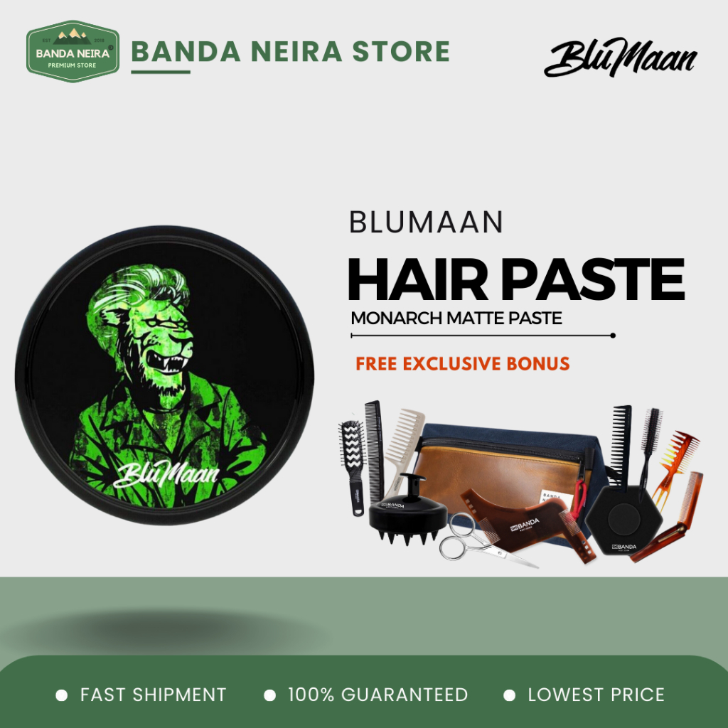 BLUMAAN Monarch Matte Paste Pomade Original