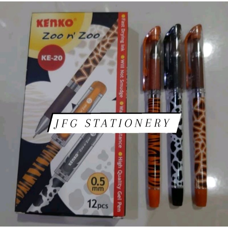 

Pulpen KENKO KE-20 0,5mm Zoo n Zoo (12pc)