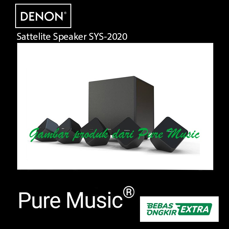 Denon SYS2020 / SYS-2020 Sattelite Speaker Home Theatre Garansi