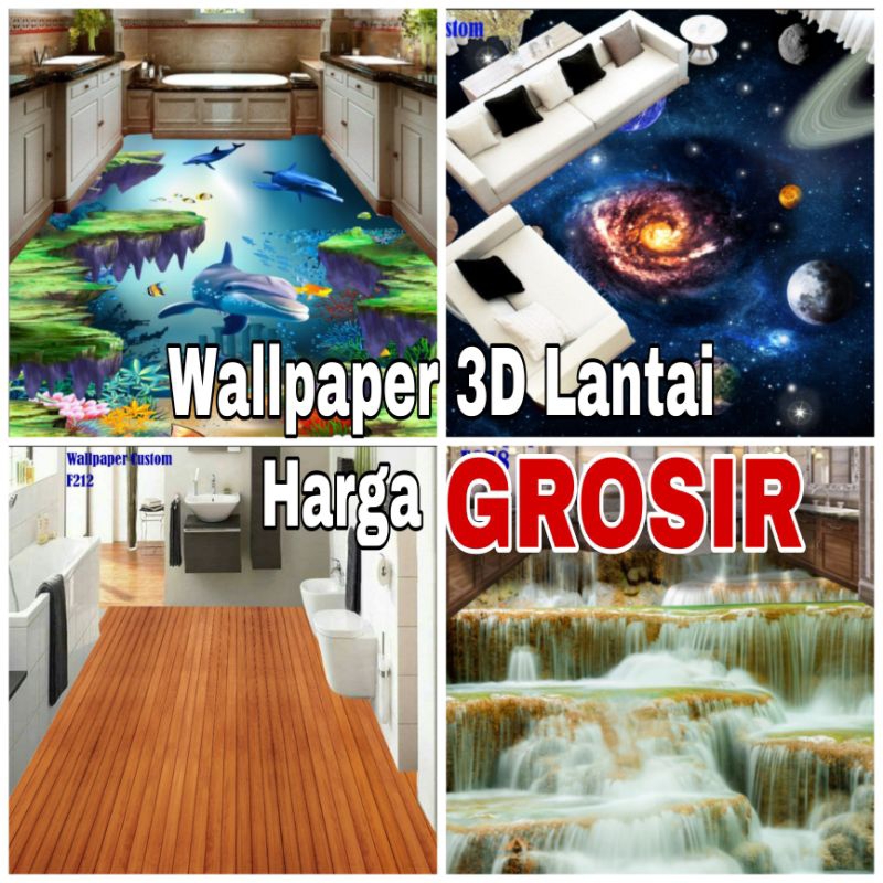 Wallpaper 3D / Wallpaper 3D Lantai / Wallpaper 3D Lantai Awan / Wallpaper 3D Lantai Classic / Wallpa