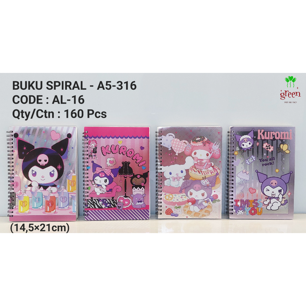 

Notebook ring Buku ring kuromi hello kitty Buku ring Buku catatan Buku anak Notebook kuliah