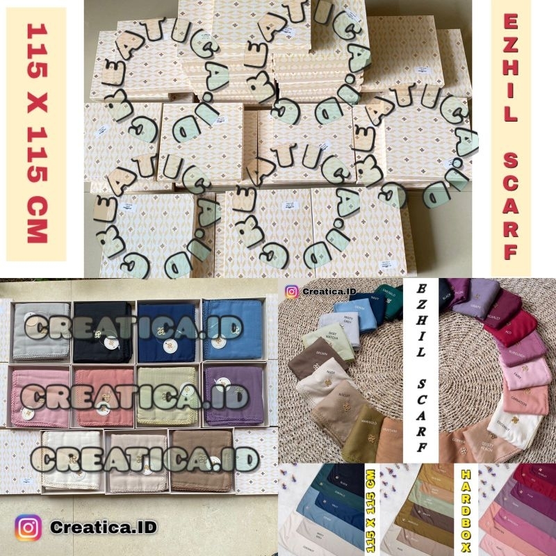 DAPAT‼ Ezhil Scarf By Heaven Lights HL Heavenlights Ezil Scarf Heaven Lights HL Heavenlights Heavenl