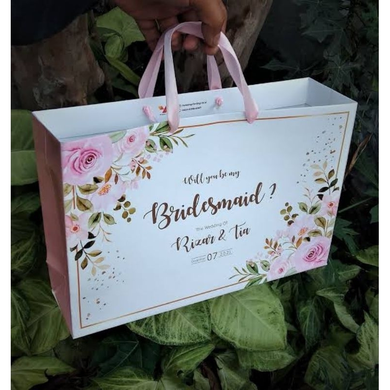 

PAPER BAG BRIDESMAID/GROOMSMEN COSTUM DESIGN MURAH