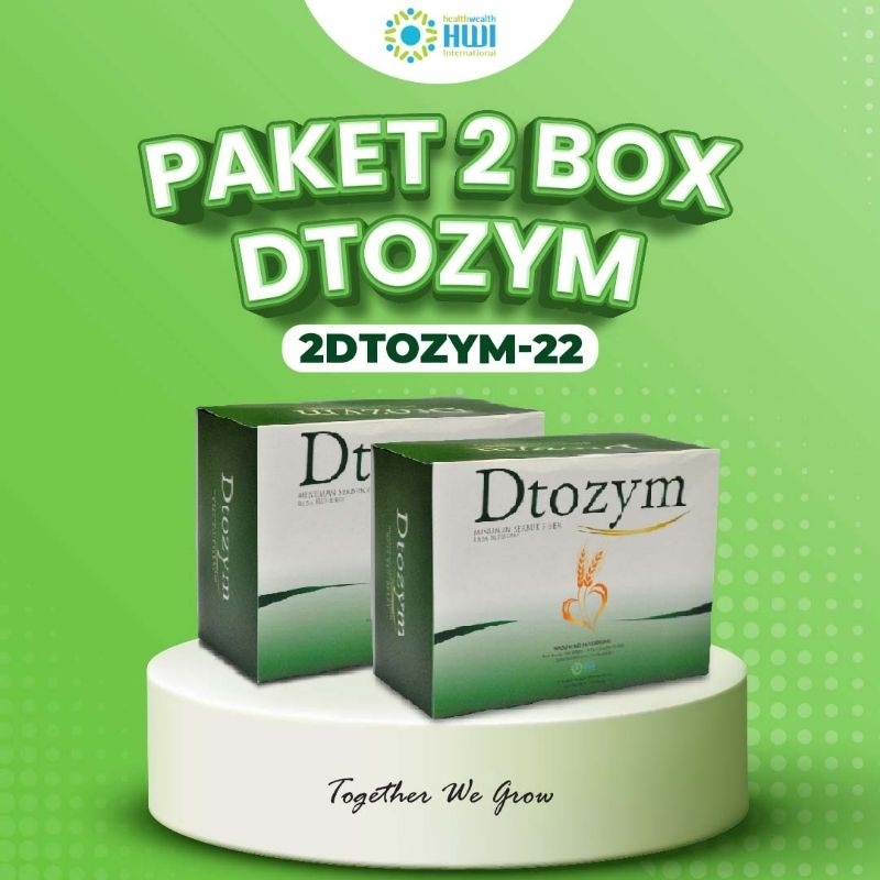 Dtozym Penghilang Buncit (paket 2 box)