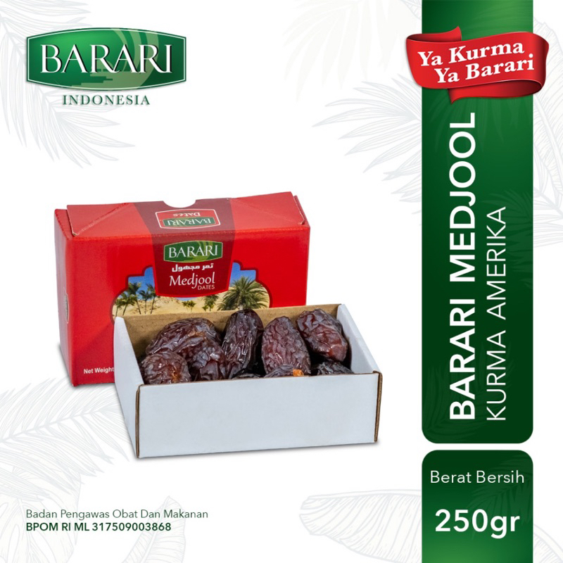 

kurma medjol barari250gram