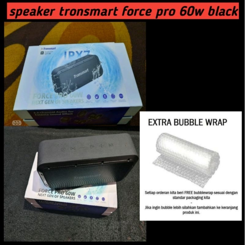 speaker tronsmart force pro 60w black