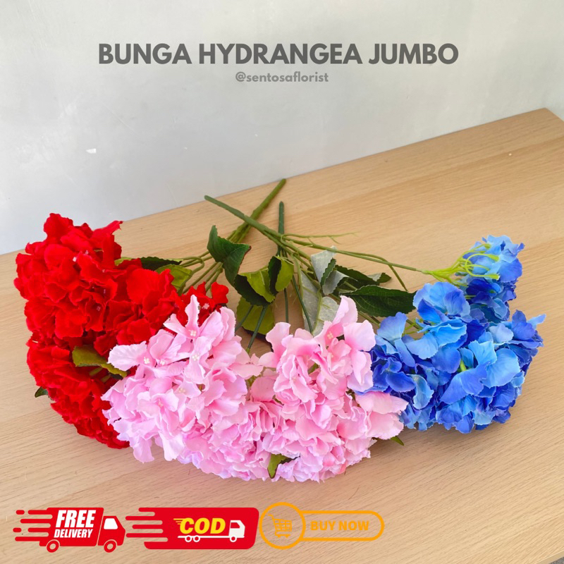 BUNGA HYDRANGEA JUMBO/BUNGA HYDRANGEA IMPORT PREMIUM/BUNGA HYDRANGEA DEKORASI
