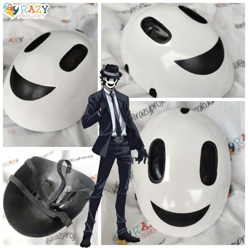 Topeng Cosplay Anime Sniper Tenkuu Shinpan High Rise Invasion Handmade Mask Festival Jepang Hallowee