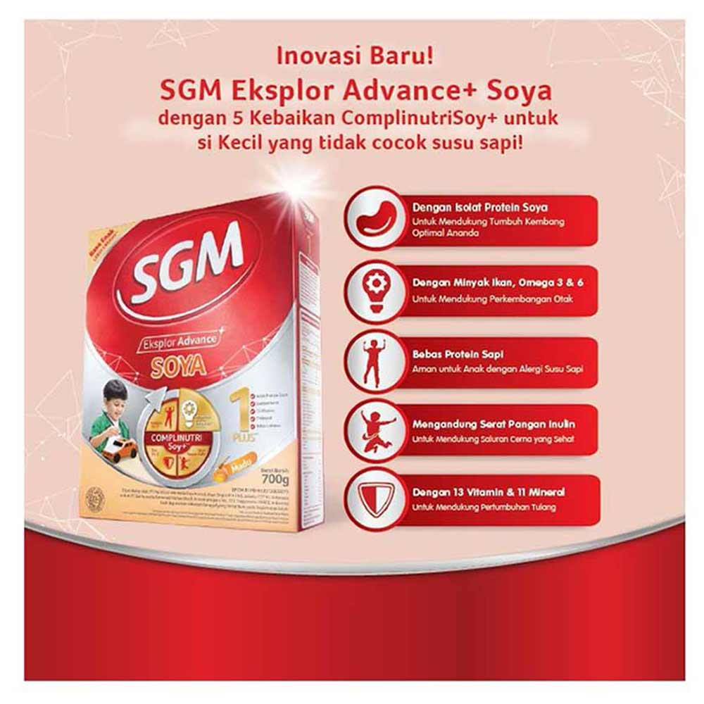 Sgm Soya 1+ Eksplor Pro-Gressmaxx Madu 400 gram