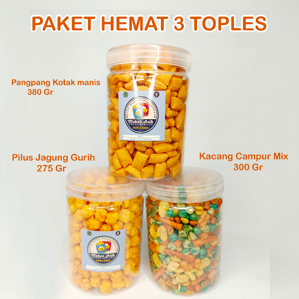 

ANEKA SNACK TOPLES MEKAR ASIH SNACK/CEMILAN MURAH MERIAH