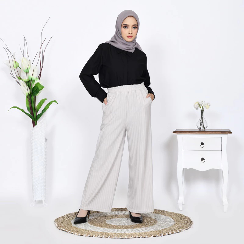 Kulot Knit Jumbo XXL Highwist Premium | Celana kulot knit terbaru | Kulot Knit Highwist Premium