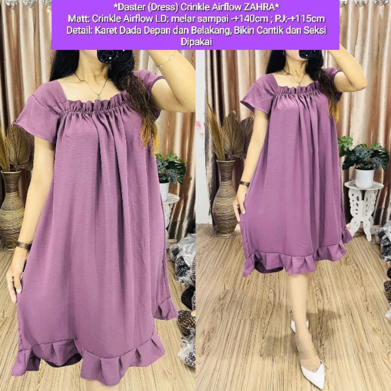 HOMEDRESS DASTER FUJI CRINGKLE AIRFLOW PREMIUM | DRESS LAURA DASTER MAYA DASTER HARIAN