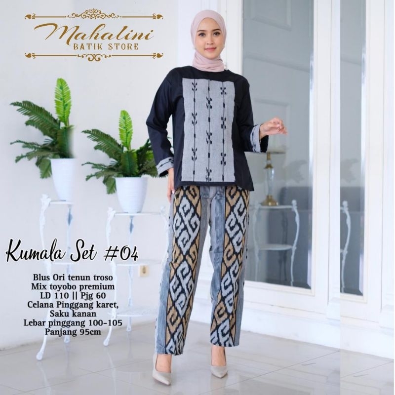 setelan troso tenun/setelan batik/setelan kamila troso