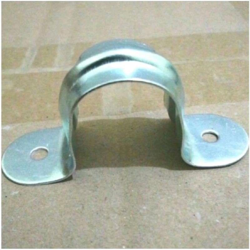 Klem pipa besi 3/4" inch/Klem besi 3/4" in/Klem Omega Galvanis 3/4 in