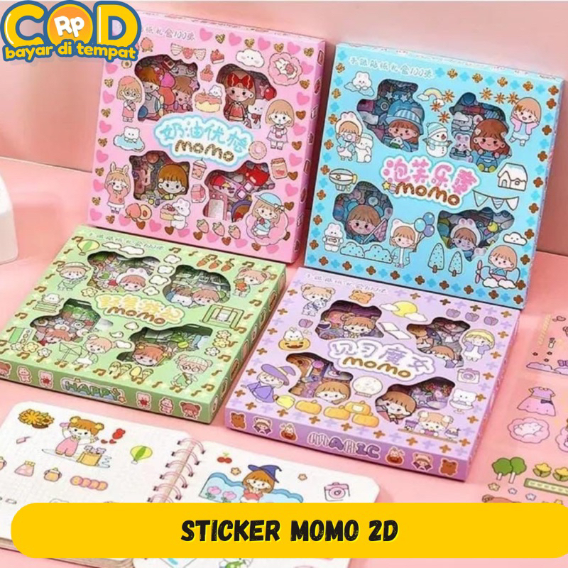 

[COD] STICKER MOMO 100 PCS