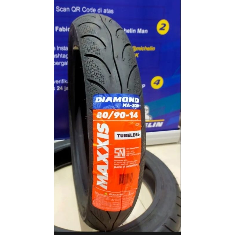 MAXXIS DIAMOND 80/90-14 TUBLES