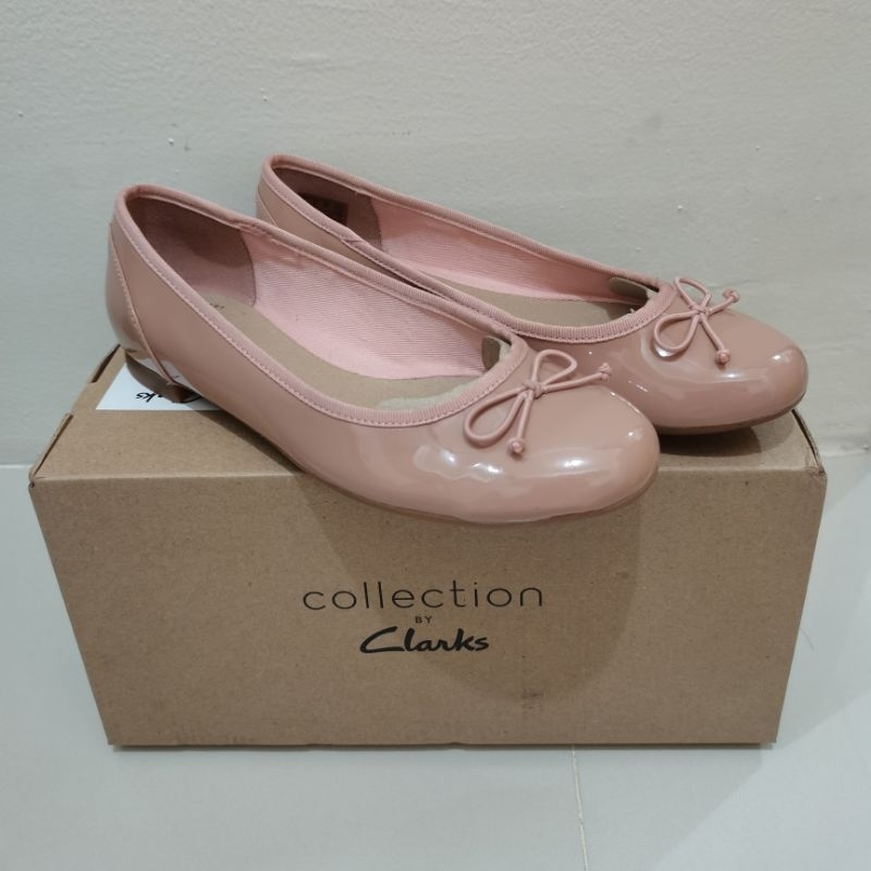 Flat Shoes Clarks Couture Bloom Rose Original