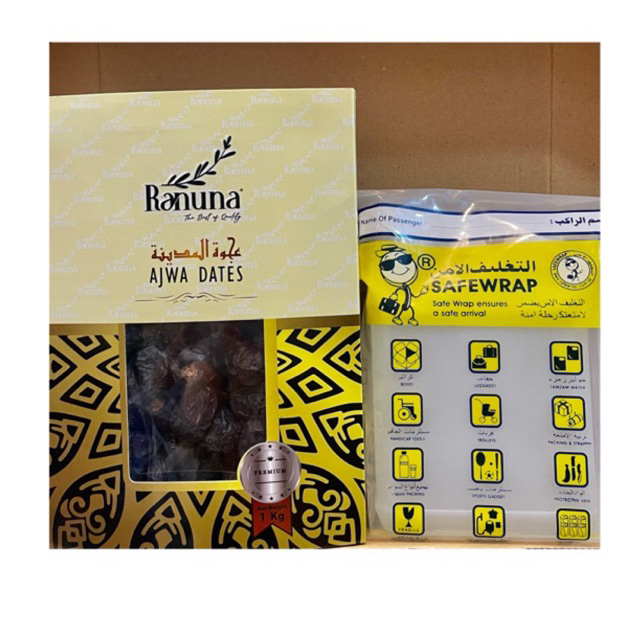 

Kurma Ajwa Raruna Organik Premium 1kg / Air Zamzam 1 liter