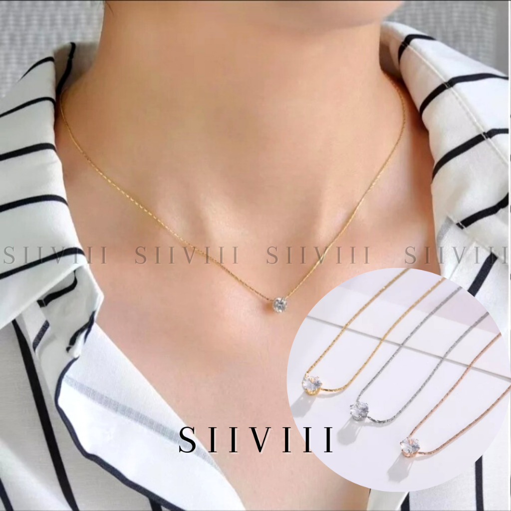 TERMURAH SIIVIII Kalung Wanita Rafella Titanium Anti Karat Nagita