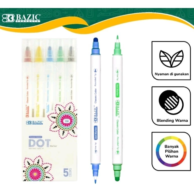 

SPIDOL DOT MARKER 1260/5 WARNA CLASSIC