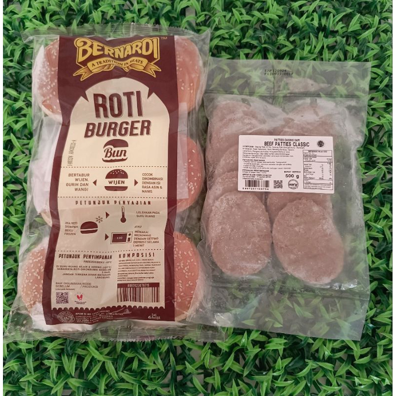 

Paket Burger Beef Patties Isi 10