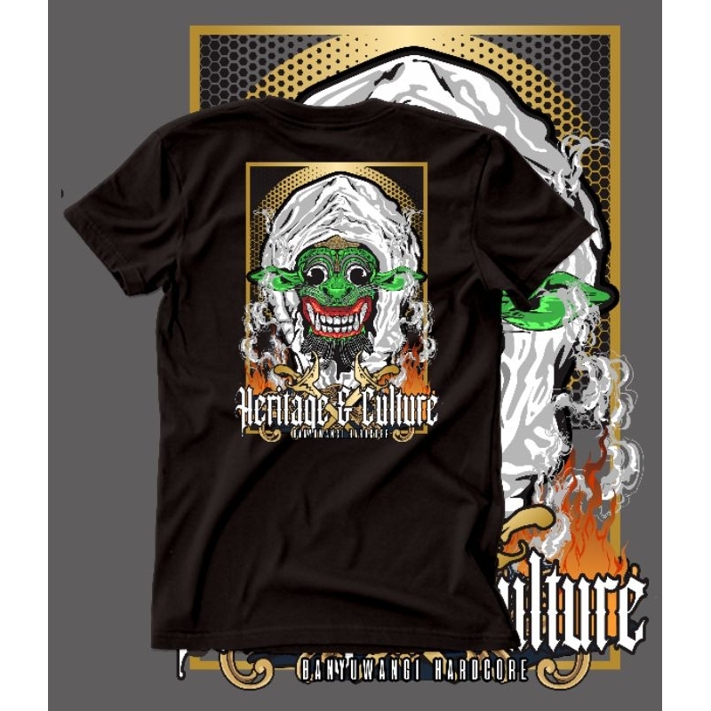 t-shirt/kaos/barong/jaranan/Banyuwangi hardcore