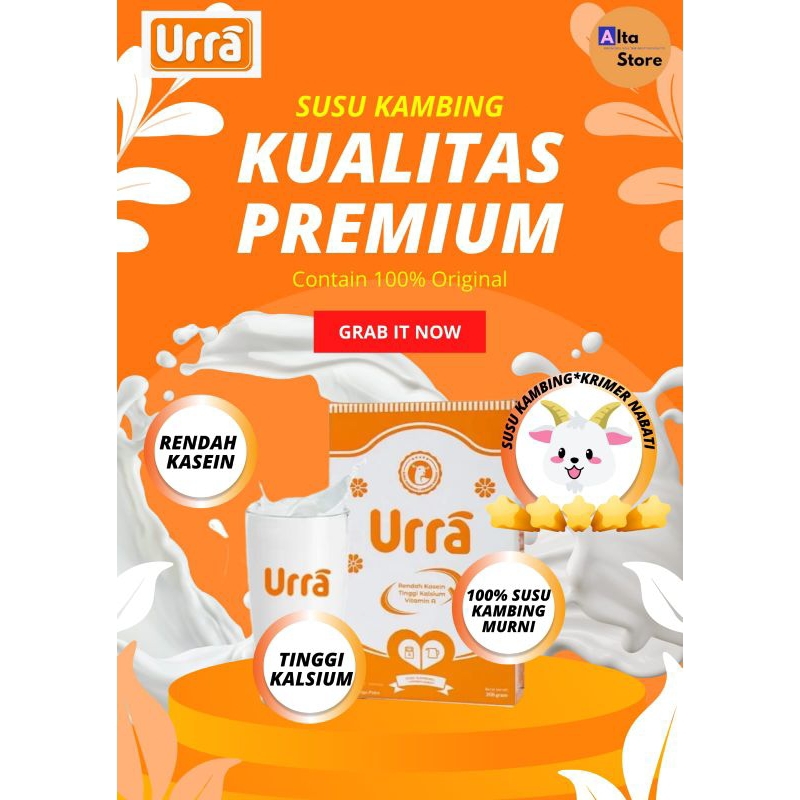 

Susu Urra Susu Kambing Saneen Eropa Penambah Nafsu makan anak HALAL BPOM