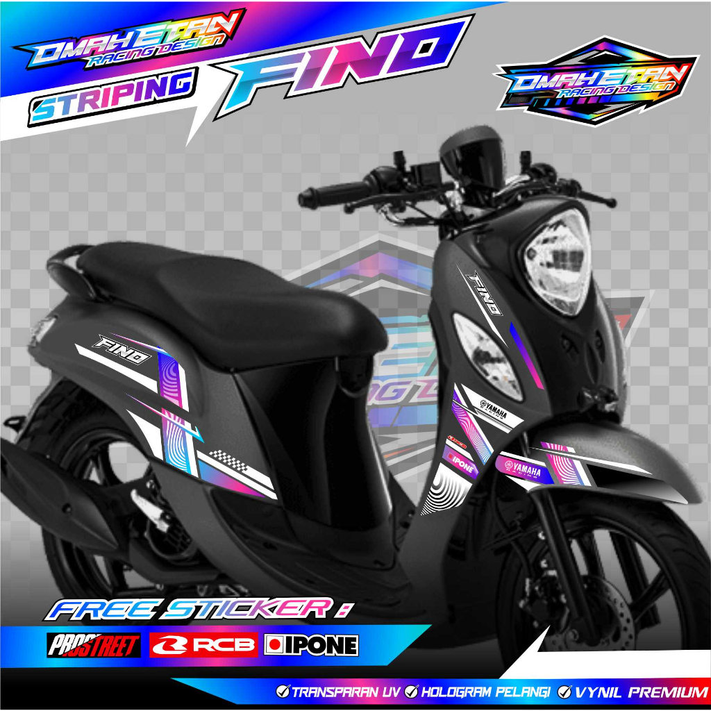 STRIPING VARIASI YAMAHA FINO / STICKER LIST VARIASI MOTOR FINO