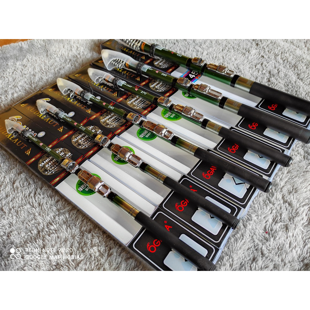 Joran Pancing Tegek Kolong Ogawa Kuda laut All size 180  210 240 270 300 360 450