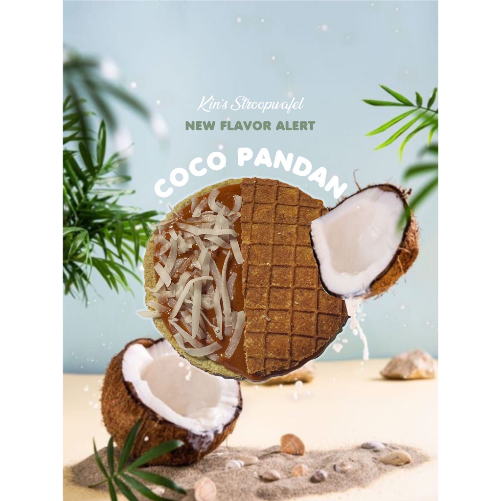 

20 pcs Coco Pandan Stroopwafel Kin's Stroopwafel