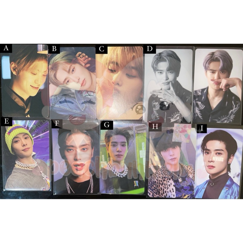 NCT 127 DJJ Dojaejung Jaehyun Official Photocard dicon bnw melet sticker pack denim pout