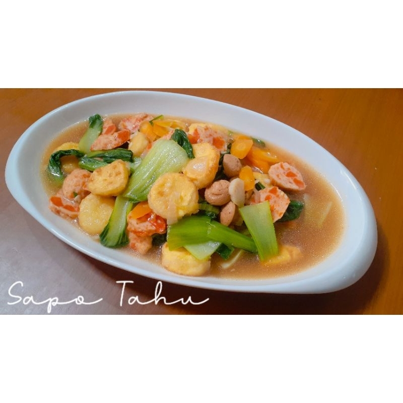 

MENU FAMILY..!! SAPO TAHU (PORSI 3-4x MAKAN)