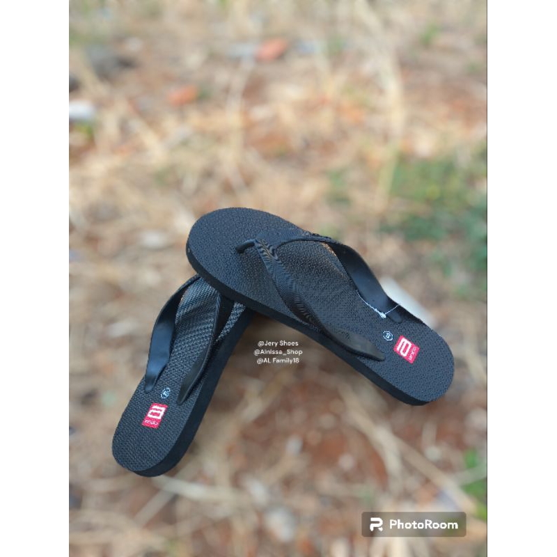 Sandal Jepit Ando Pria/ Ando Hawai Basic Hitam/Size 38-43/Original Ando