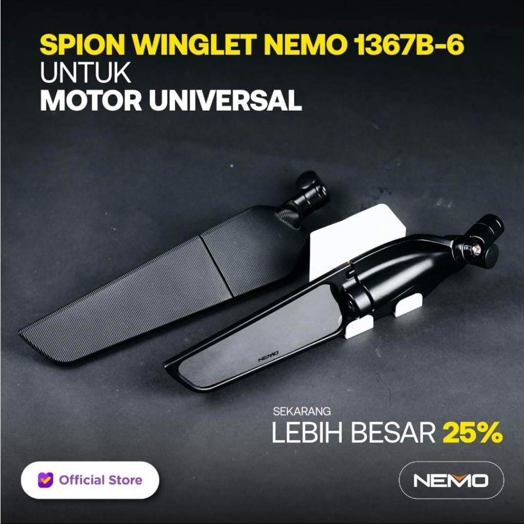 NEMO Spion (1367B-6) Universal Kaca Cembung