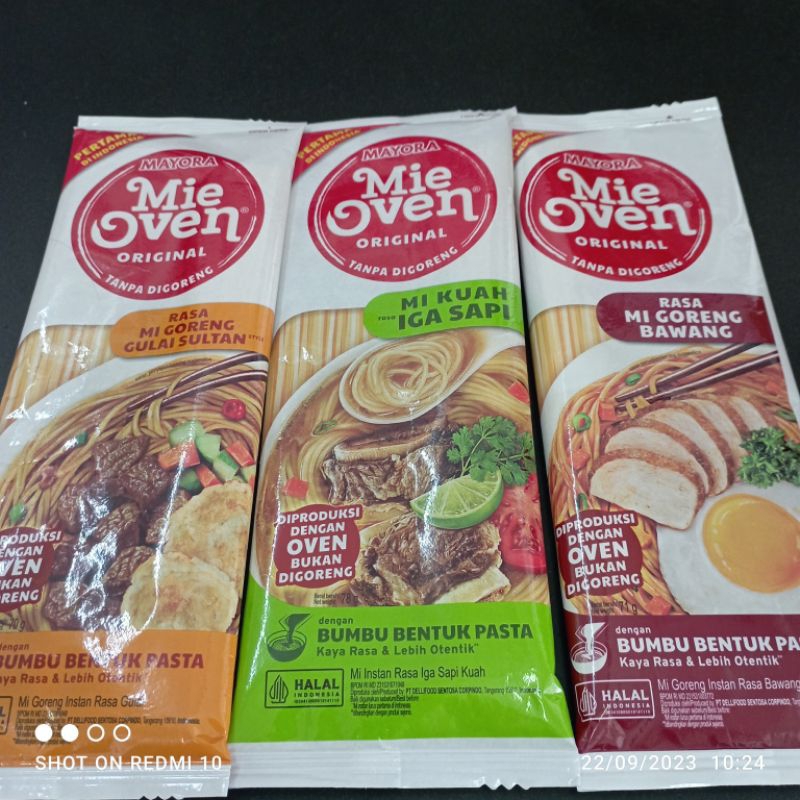 

Noodle Mie Oven 70gr All Varian