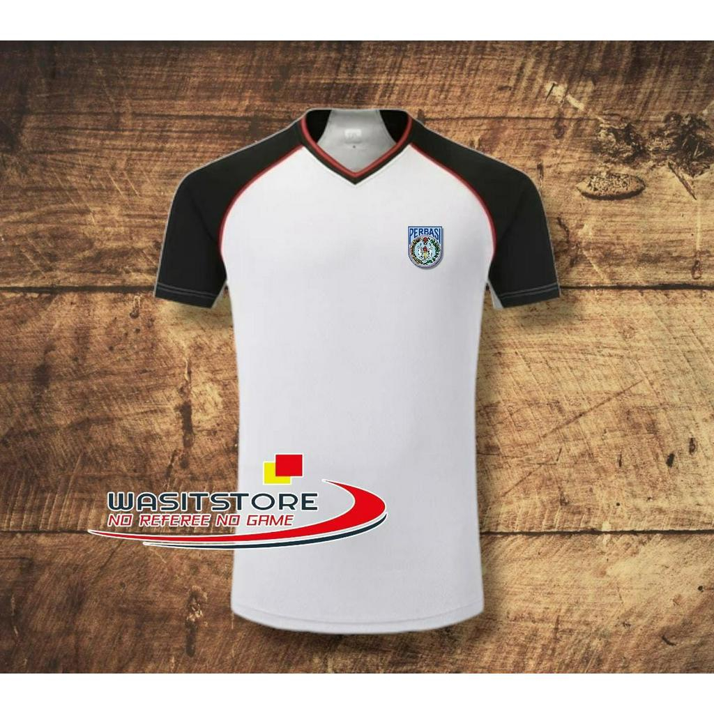 BAJU TUGAS WASIT BASKET HITAM PUTIH PILIPIT ( PERBASI )