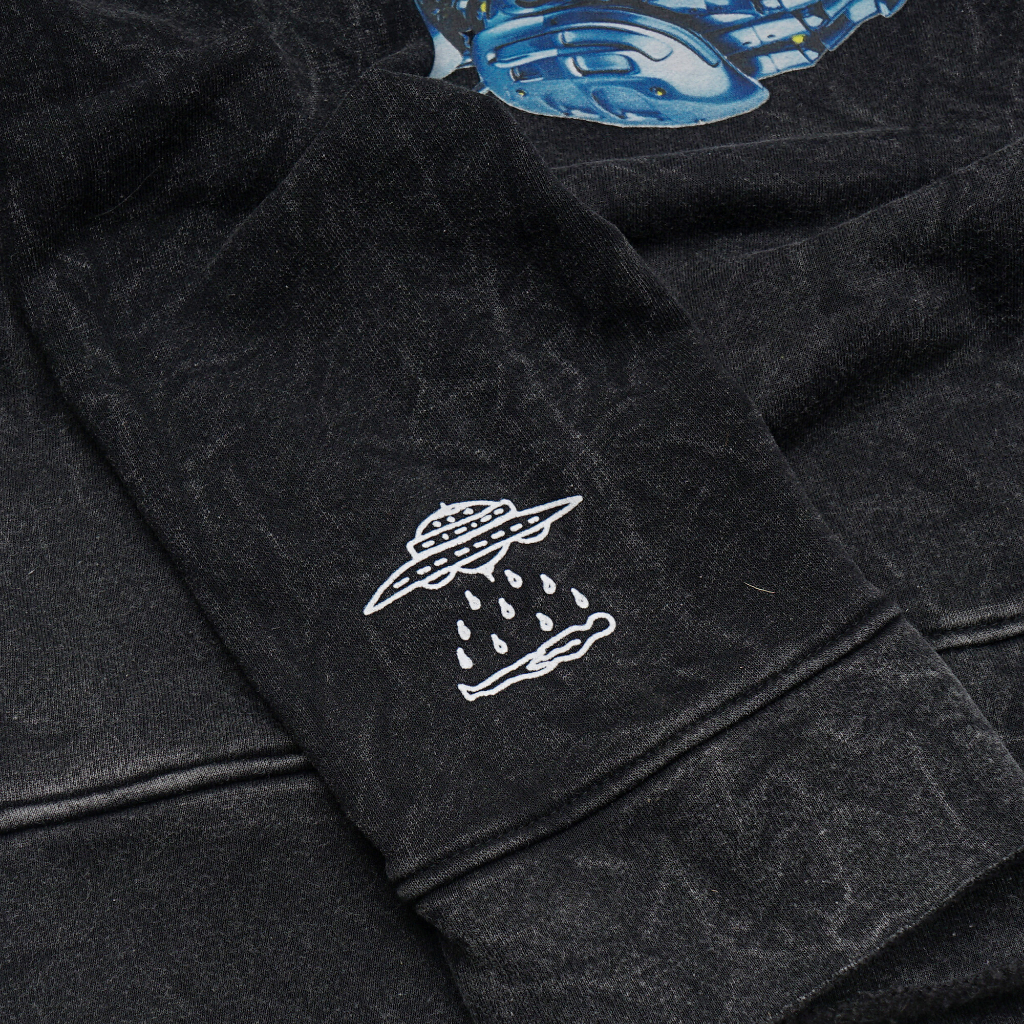 premium moxie hoodie crop washed unfinish oversize touch