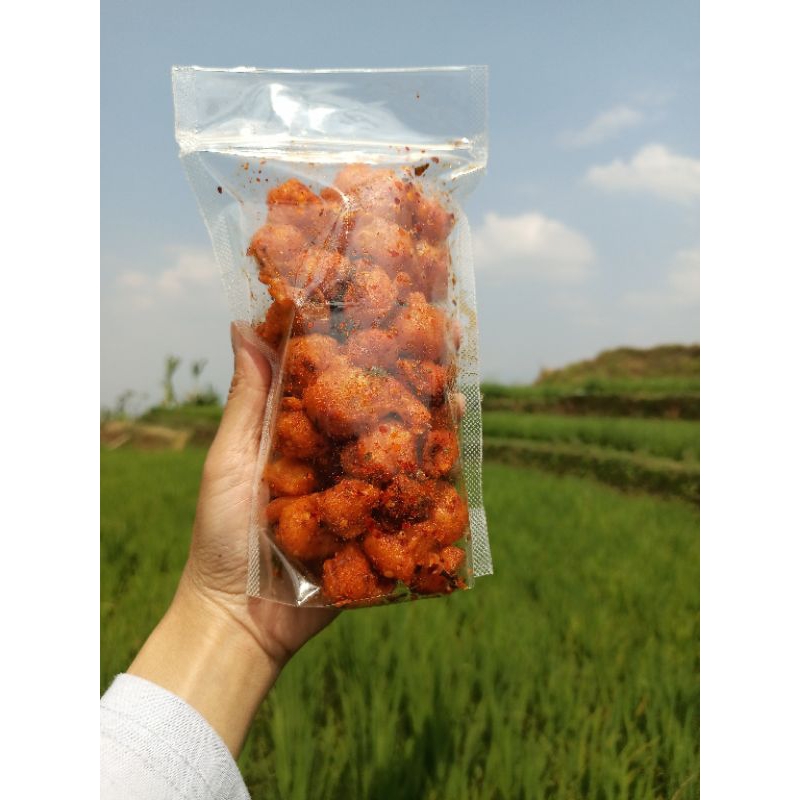 

Siomay mini kering pedas daun jeruk 100 gram